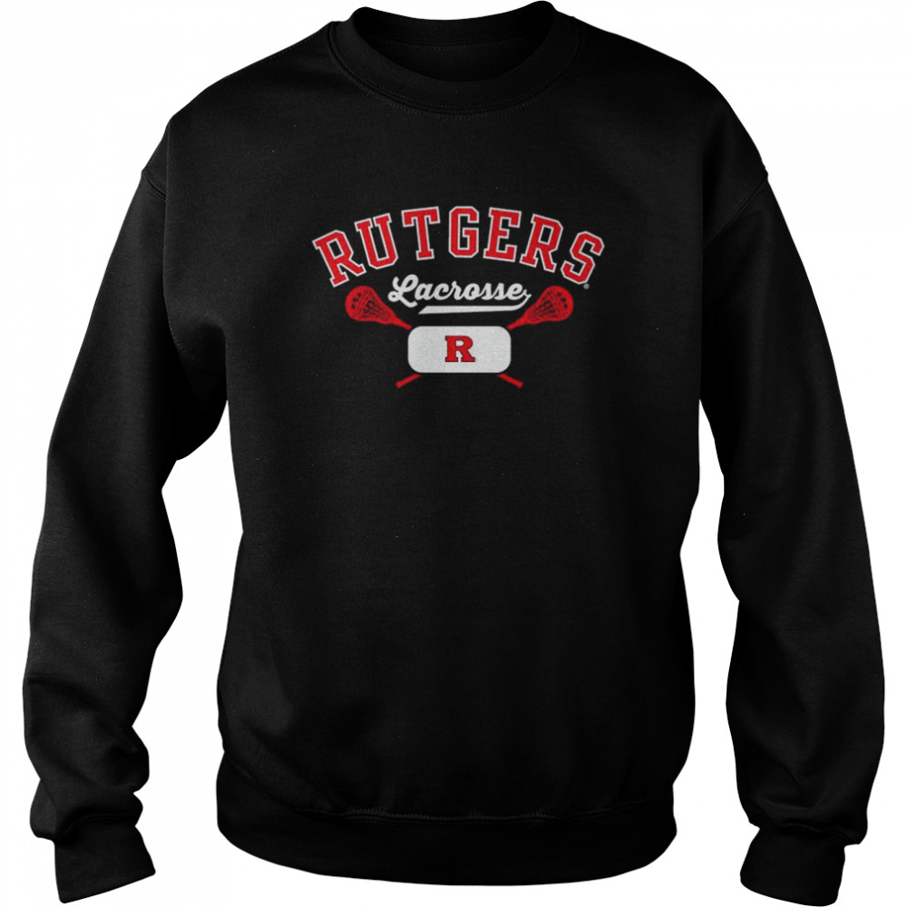 Rutgers Scarlet Knights Lacrosse Script Unisex Sweatshirt
