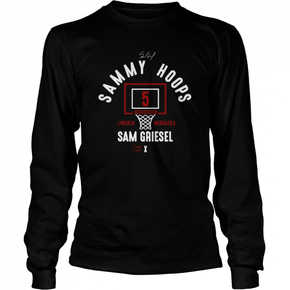 Sammy Hoops Lincoln Nebraska Sam Griesel shirt Long Sleeved T-shirt