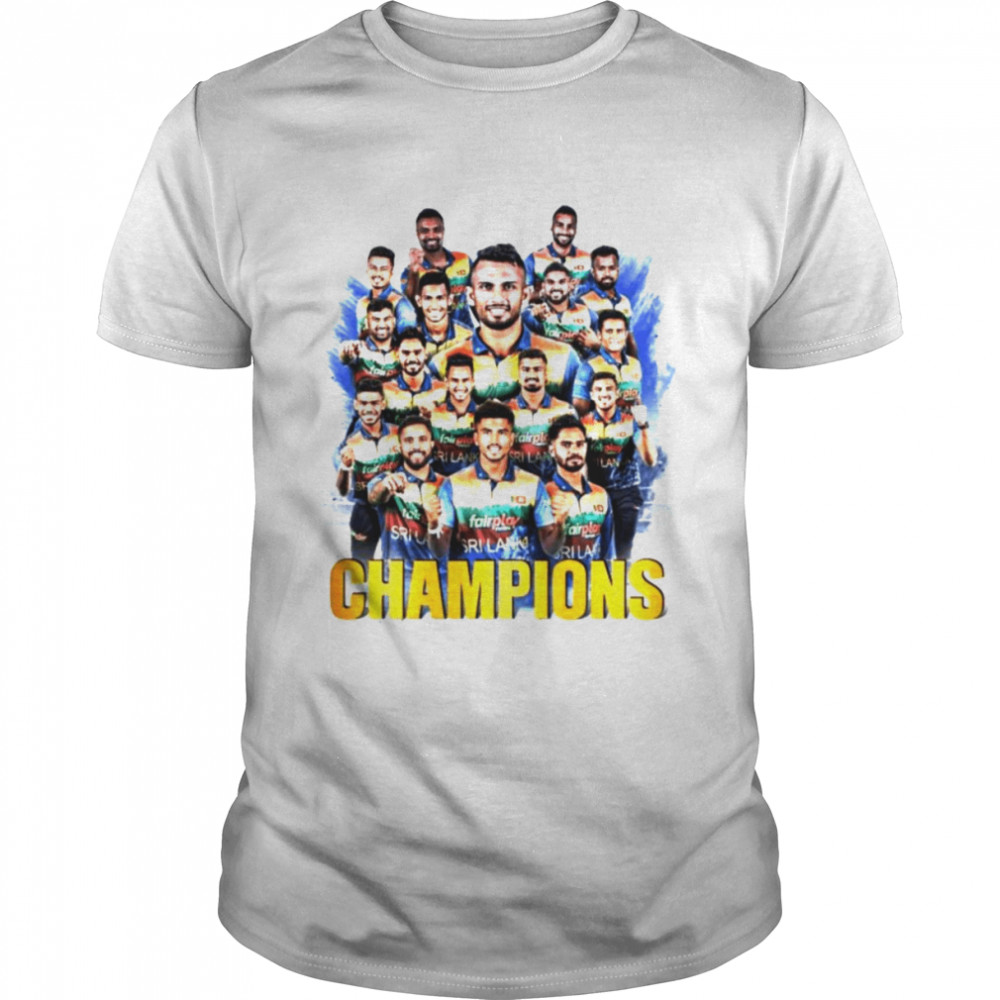 Sri Lanka Champion Asia Cup shirt