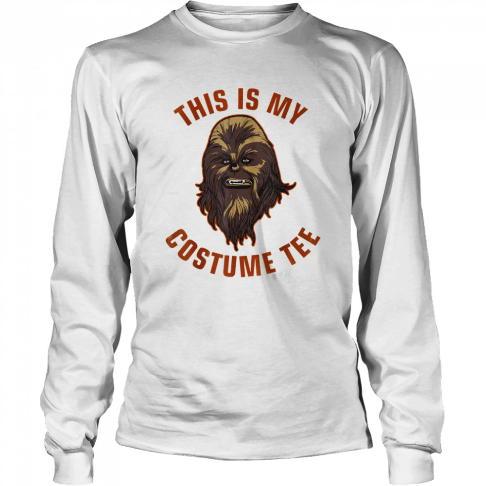 Star Wars Halloween Chewbacca This Is My Costume T- Long Sleeved T-shirt