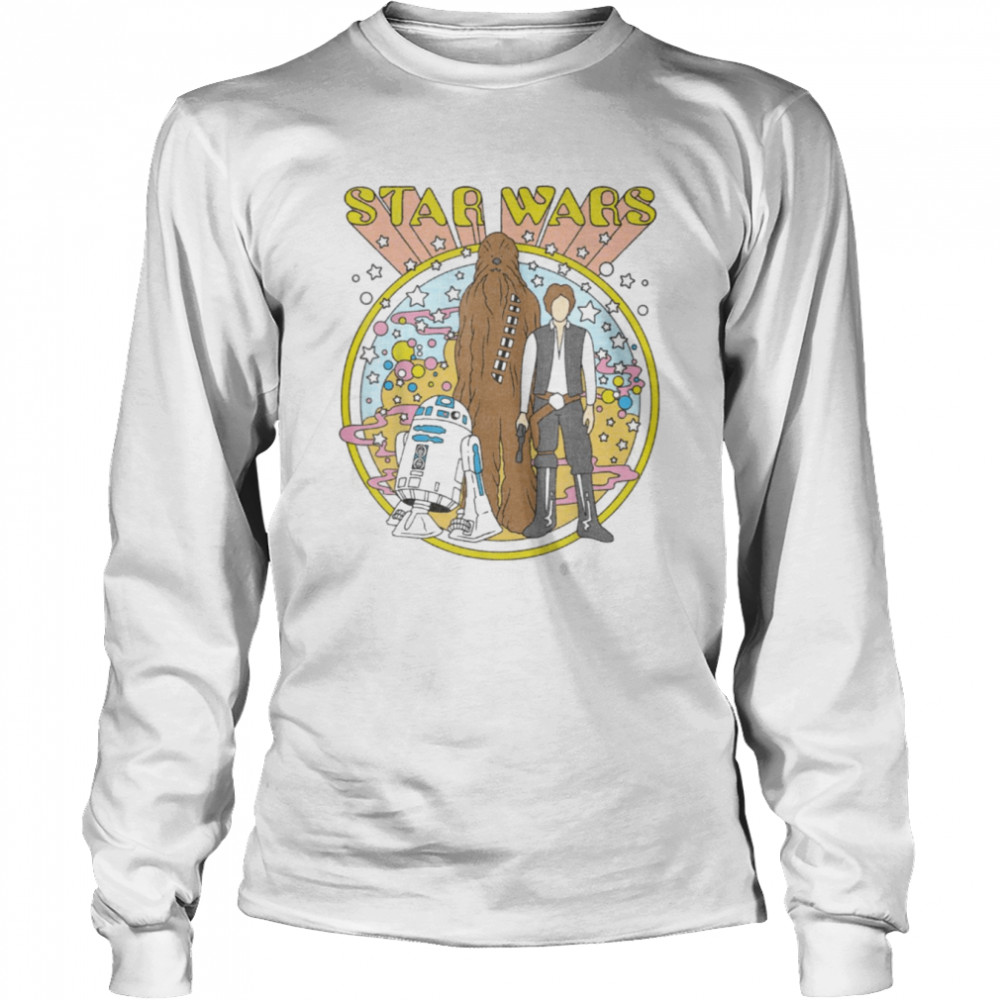 Star Wars Vintage Psych Rebels Star Wars Halloween T- Long Sleeved T-shirt