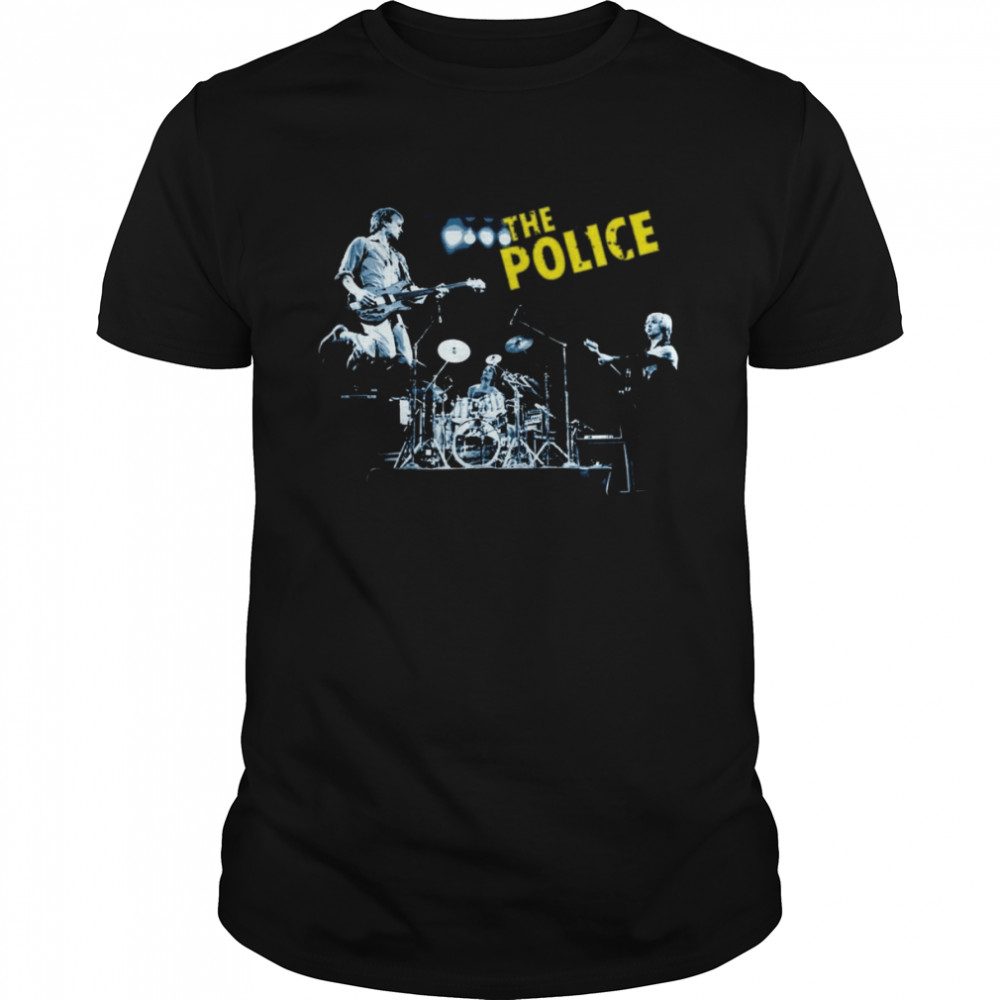 The Police Live In Concert Sting Rock shirt