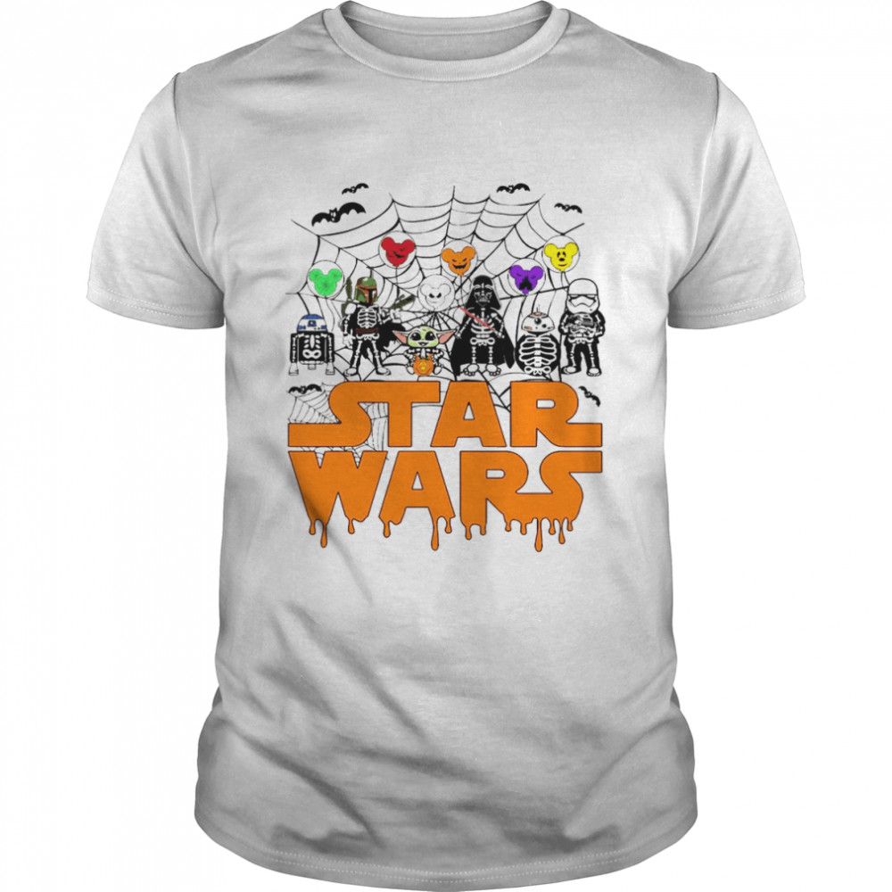 Trick or Treat Star Wars Halloween Baby Yoda And Friends T- Classic Men's T-shirt