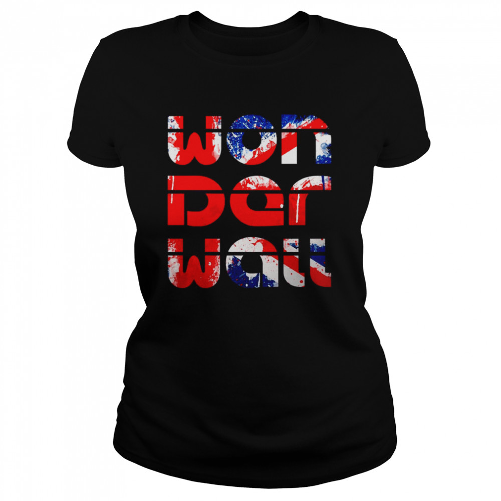 Wonderwall Uk Flag Oasis Inspired shirt Classic Women's T-shirt