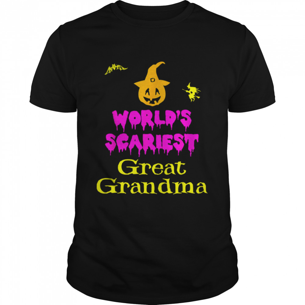 World’s Scariest Great Lazy Easy Grandma Halloween T-Shirt