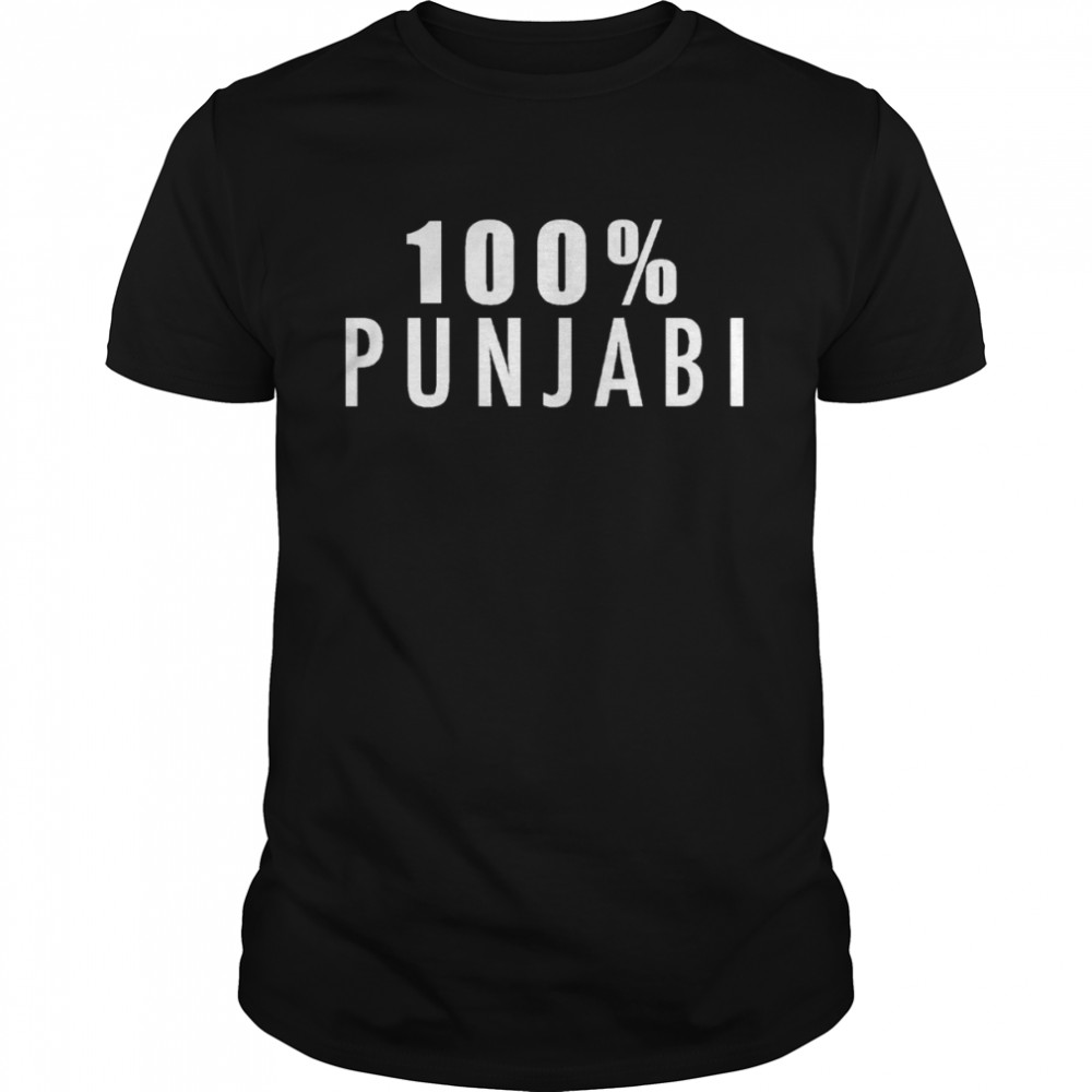 100 Pure Punjabi Quote Quality Fan Retro shirt