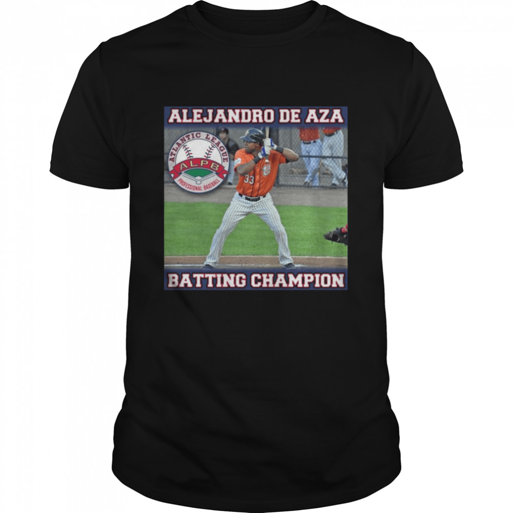 Atlantic League Professional Baseball Alejandro De Aza Batting Champions shirt Classic Men's T-shirt