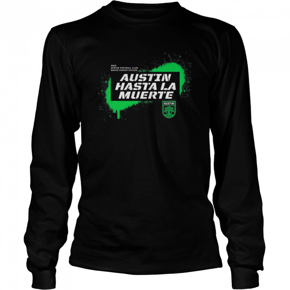 Austin FC Black 2022 MLS Cup Playoffs T- Long Sleeved T-shirt