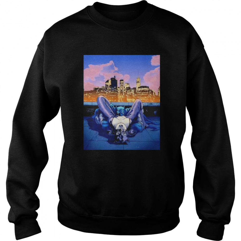 Bat And Cat shirt Unisex Sweatshirt