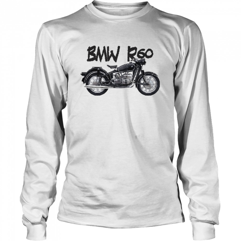 BMW R60 R602 Custom Antique Vintage Motorcycle T- Long Sleeved T-shirt