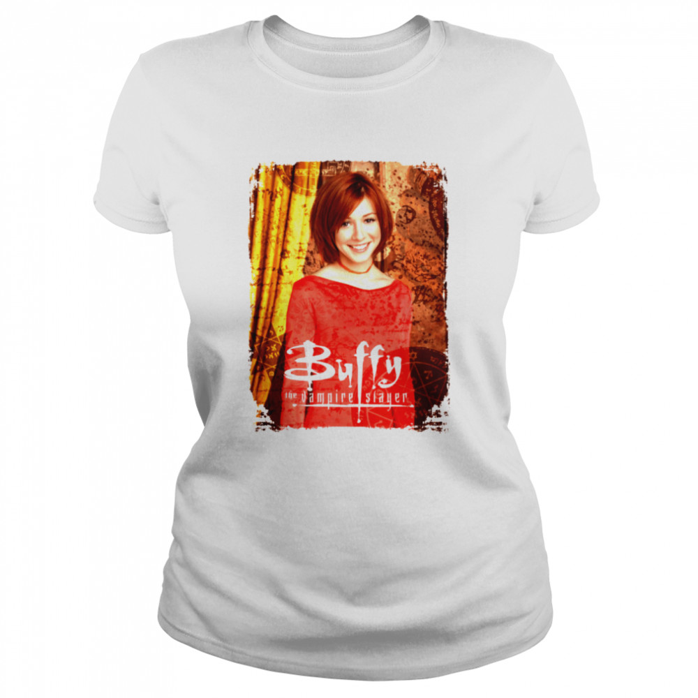 Buffy The Vampire Slayer Willow Grunge Alyson Hannigan Halloween shirt Classic Women's T-shirt