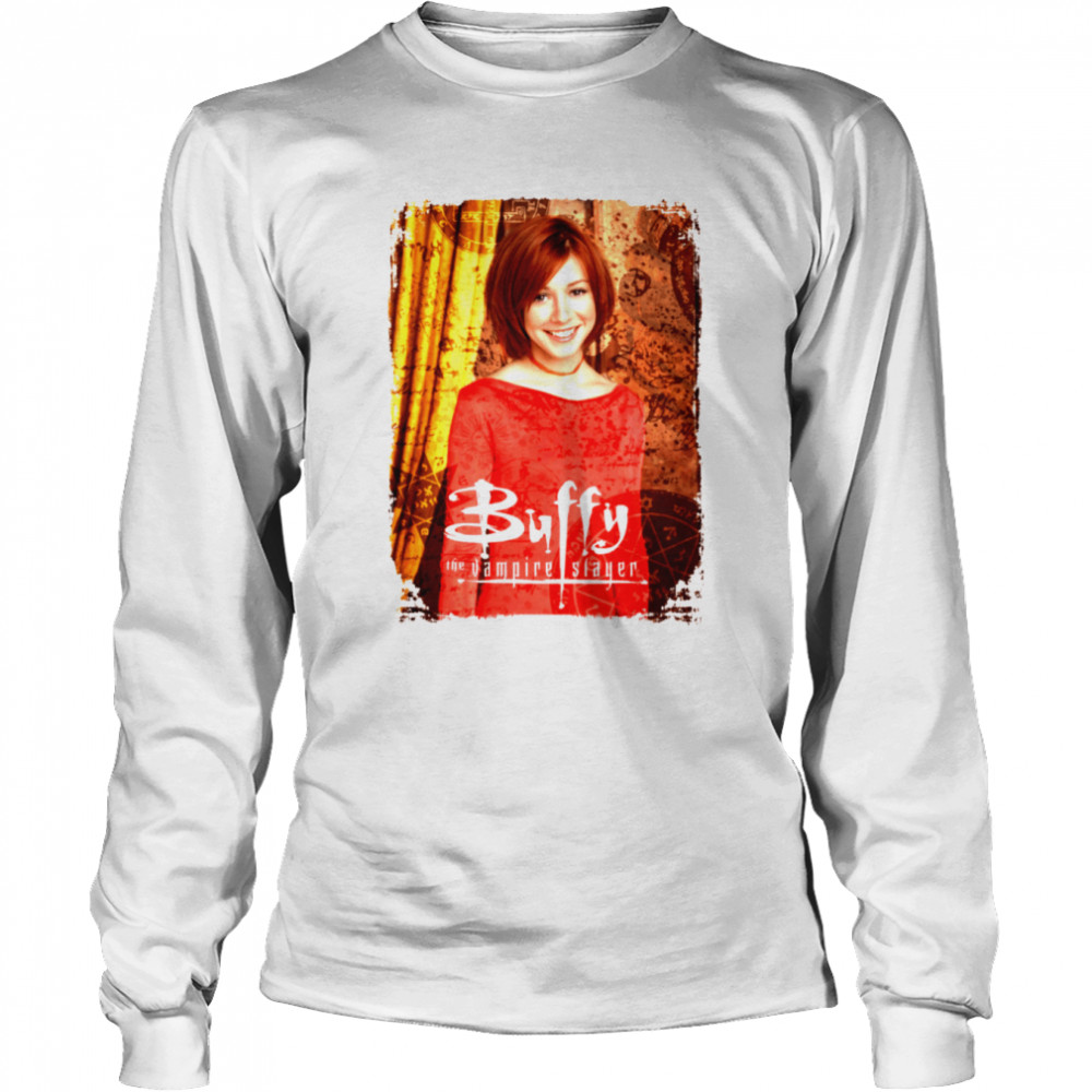Buffy The Vampire Slayer Willow Grunge Alyson Hannigan Halloween shirt Long Sleeved T-shirt