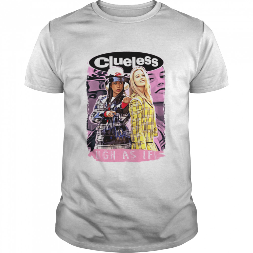 Clueless White Alicia Silverstone Cher Stacey Dash Dionne 90’s Halloween shirt