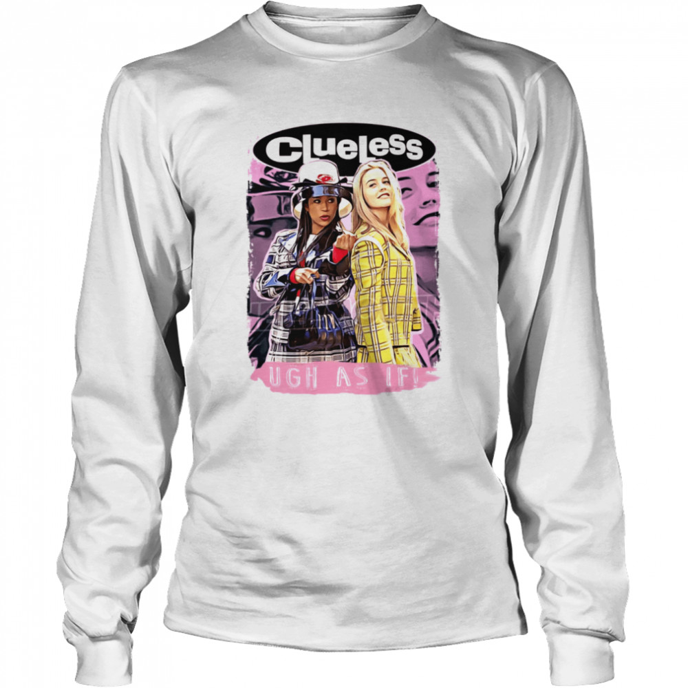 Clueless White Alicia Silverstone Cher Stacey Dash Dionne 90’s Halloween shirt Long Sleeved T-shirt