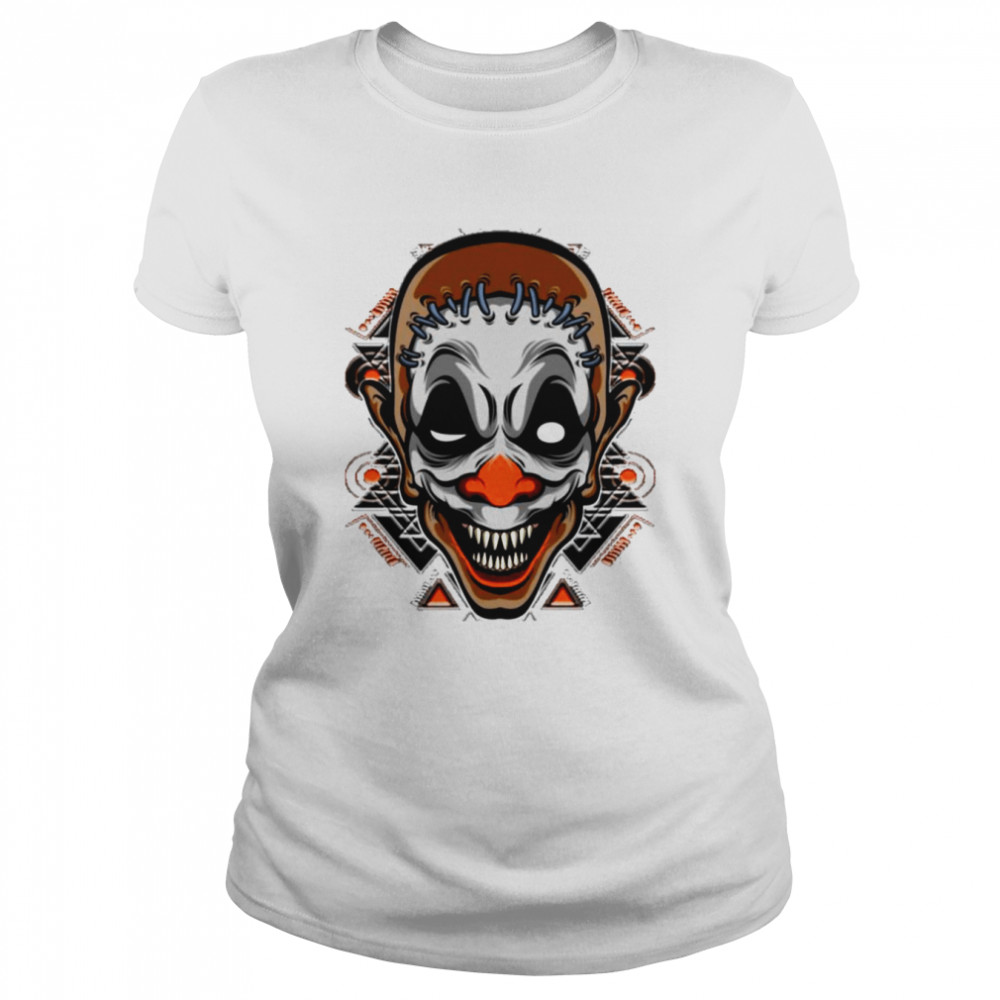Creepy Clown Smile Halloween Monsters shirt Classic Women's T-shirt