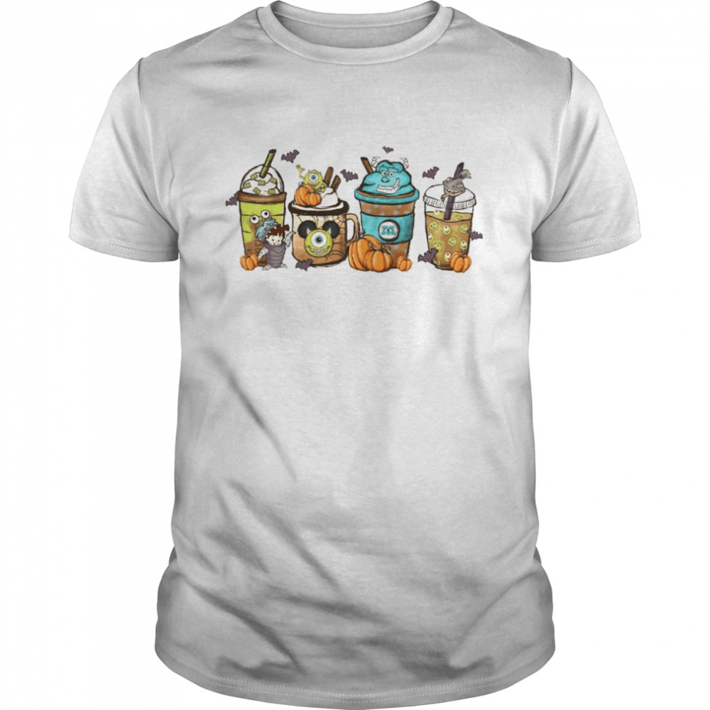 Disney Monsters Inc Latte Halloween  Classic Men's T-shirt