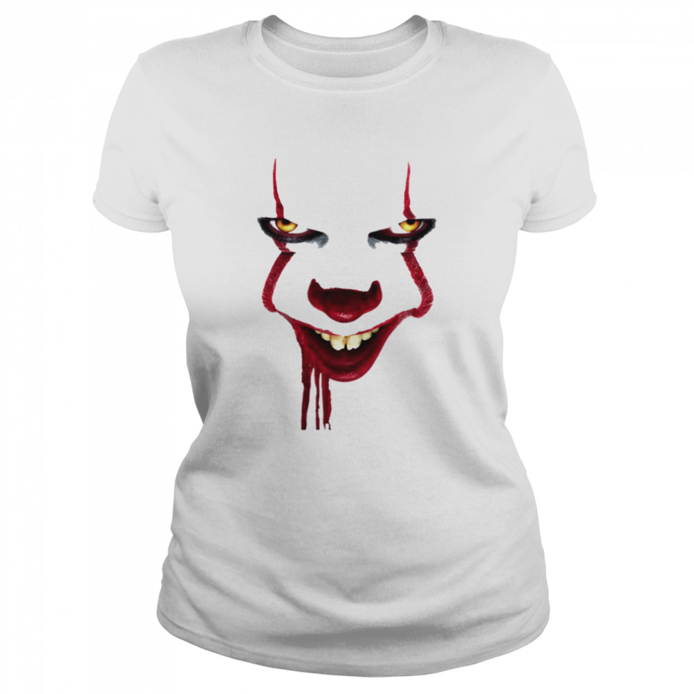 Famous Scary Clown Halloween Monsters shirt Classic Women's T-shirt