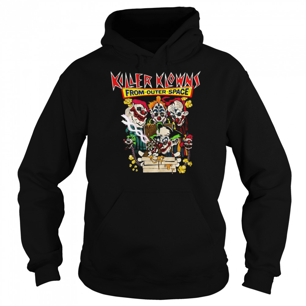 Film 1980s Killer Klowns Horror Collector Halloween Monsters shirt Unisex Hoodie