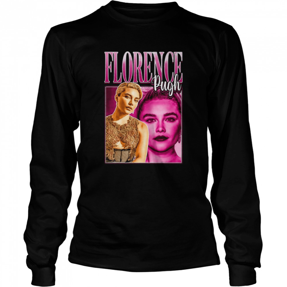 Florence Pugh 90s Graphic   Long Sleeved T-shirt