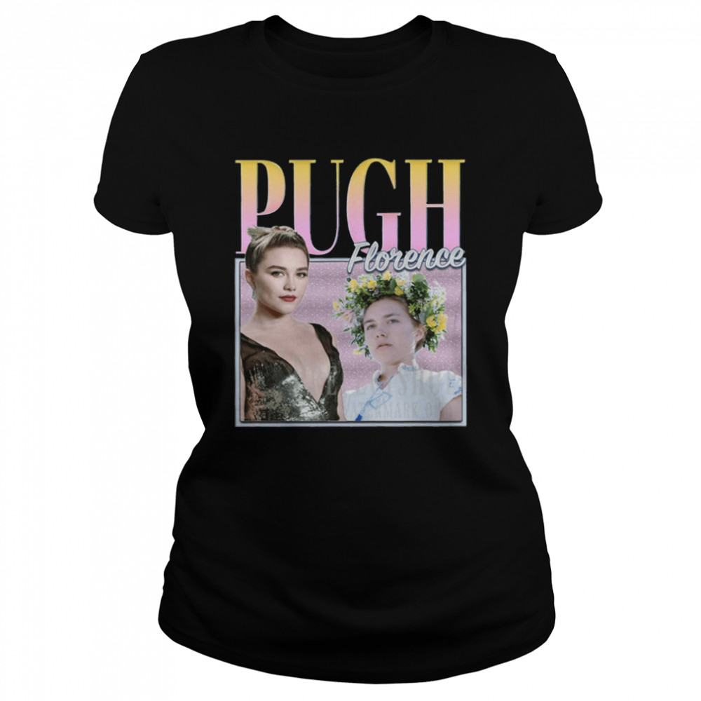 Florence Pugh Actor Retro Style shirt Classic Women's T-shirt