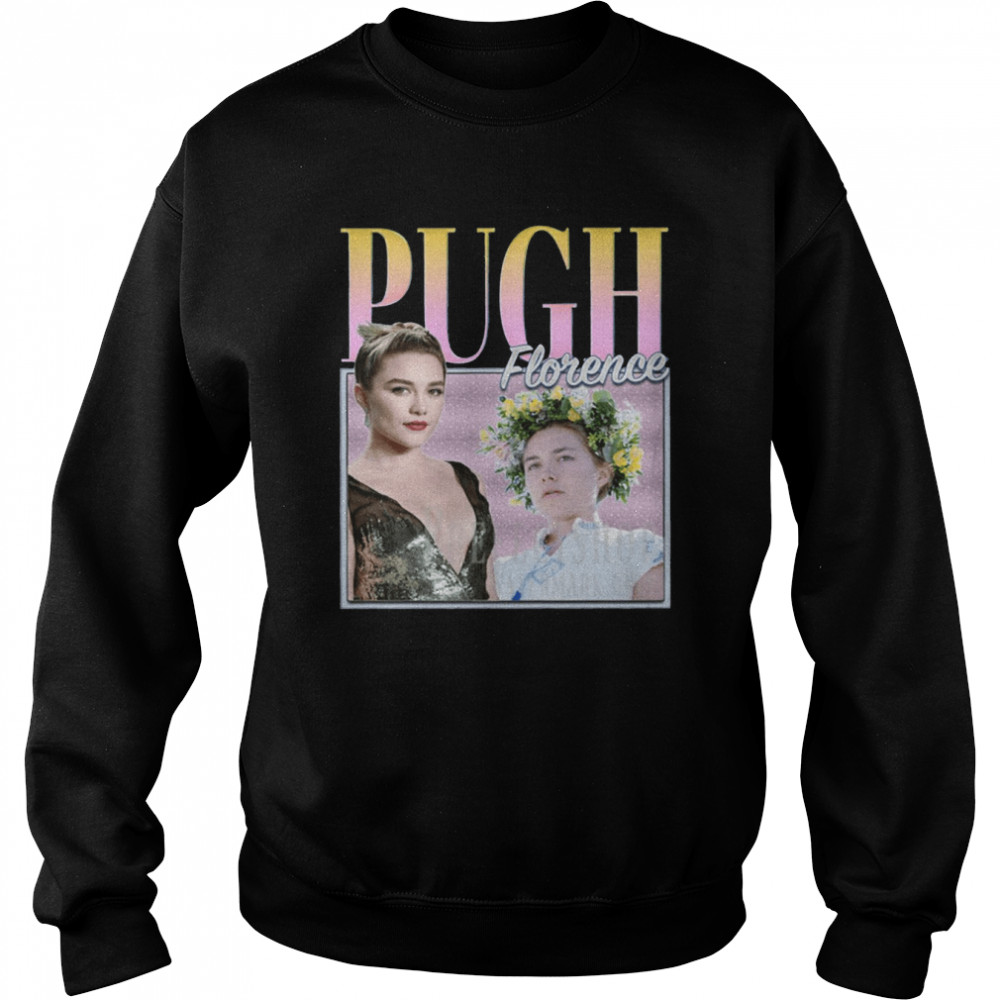 Florence Pugh Actor Retro Style shirt Unisex Sweatshirt