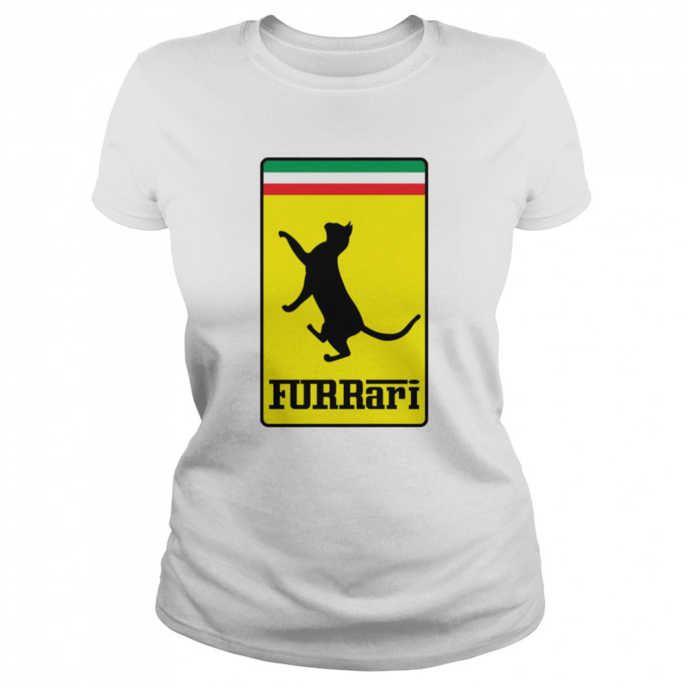 Furrari Not Ferrari Cat Logo shirt Classic Women's T-shirt