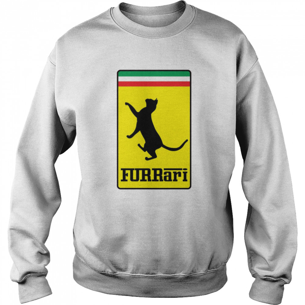 Furrari Not Ferrari Cat Logo shirt Unisex Sweatshirt