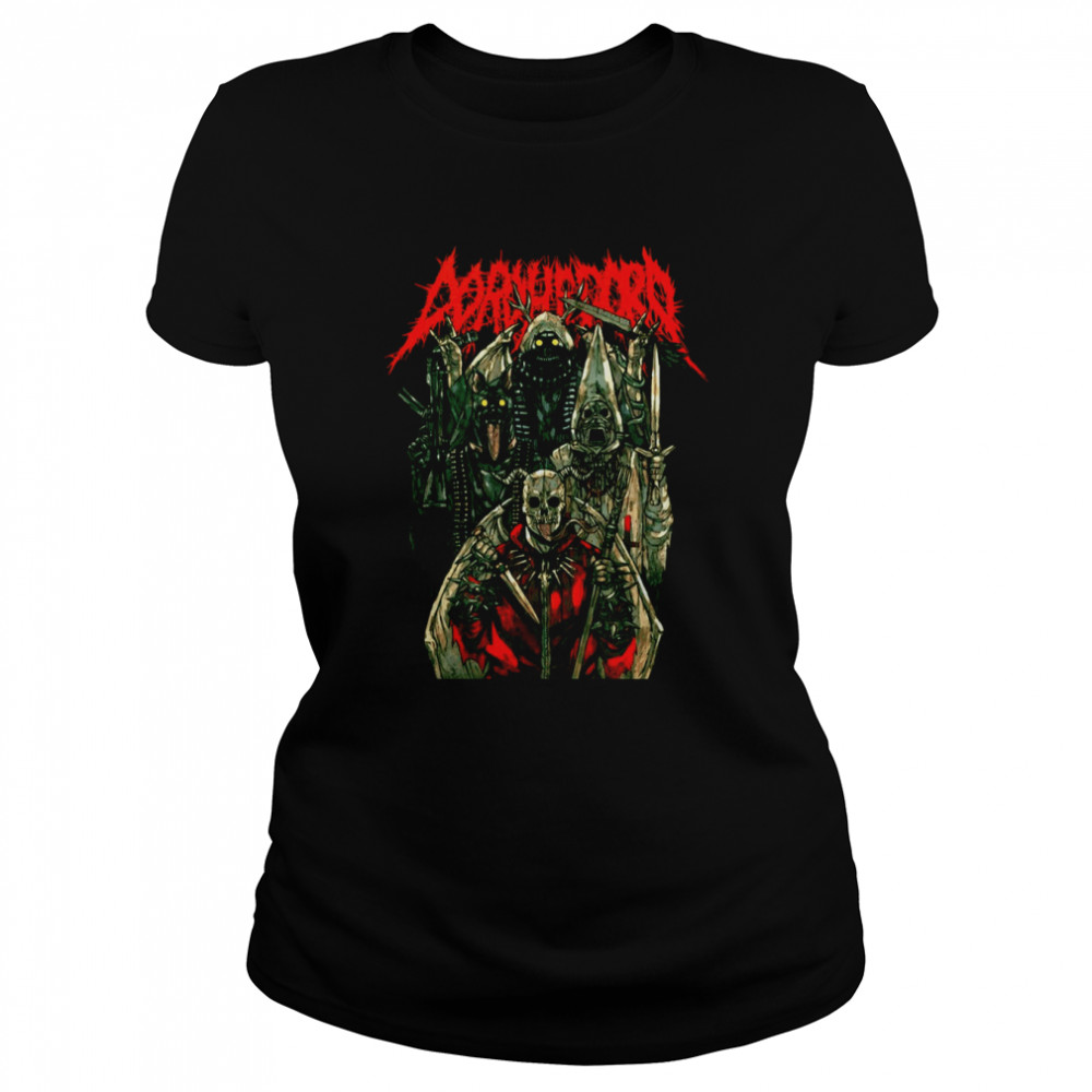 Graphic Dorohedoro Metal Halloween Monsters shirt Classic Women's T-shirt