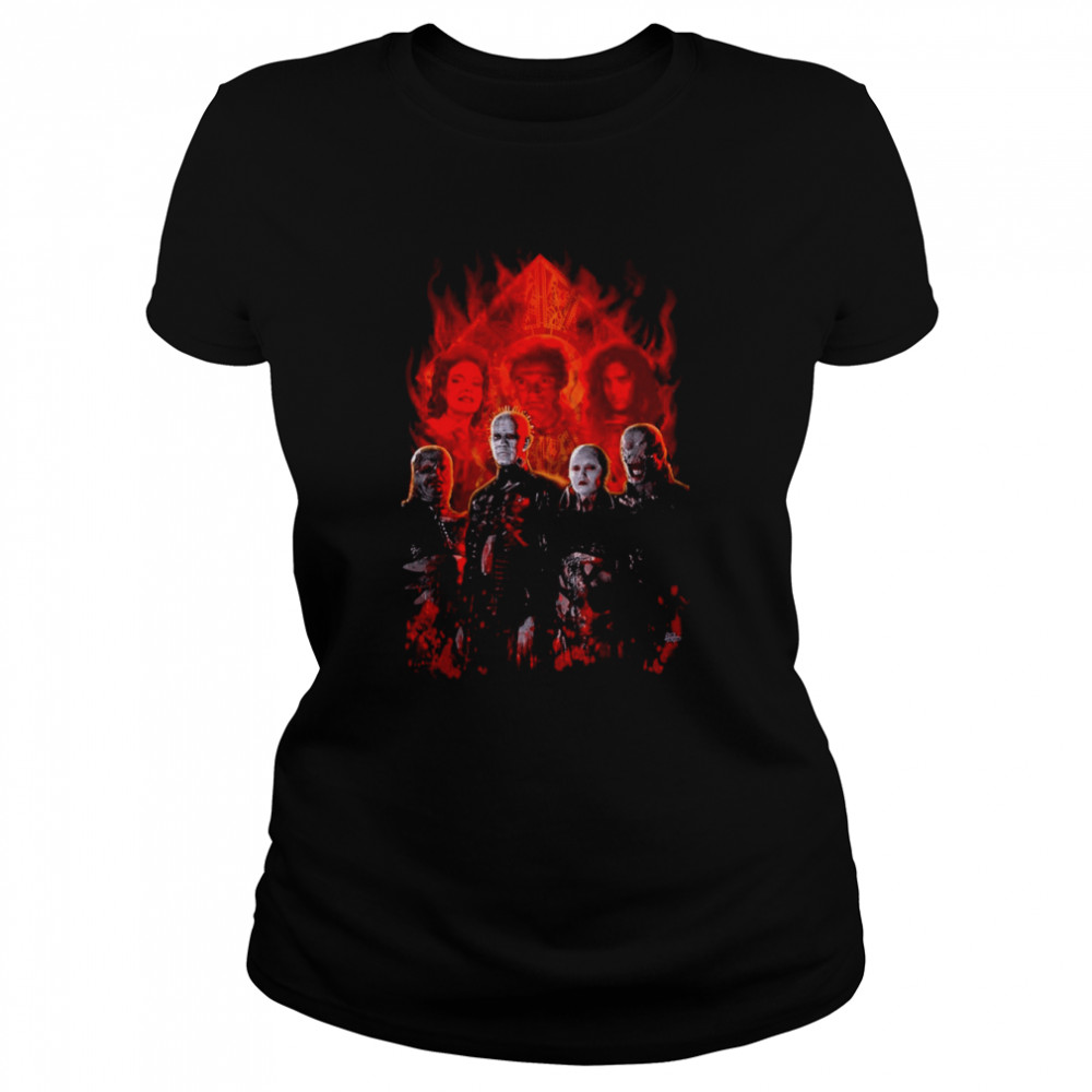 Halloween Monsters Hellraiser Cenobites shirt Classic Women's T-shirt