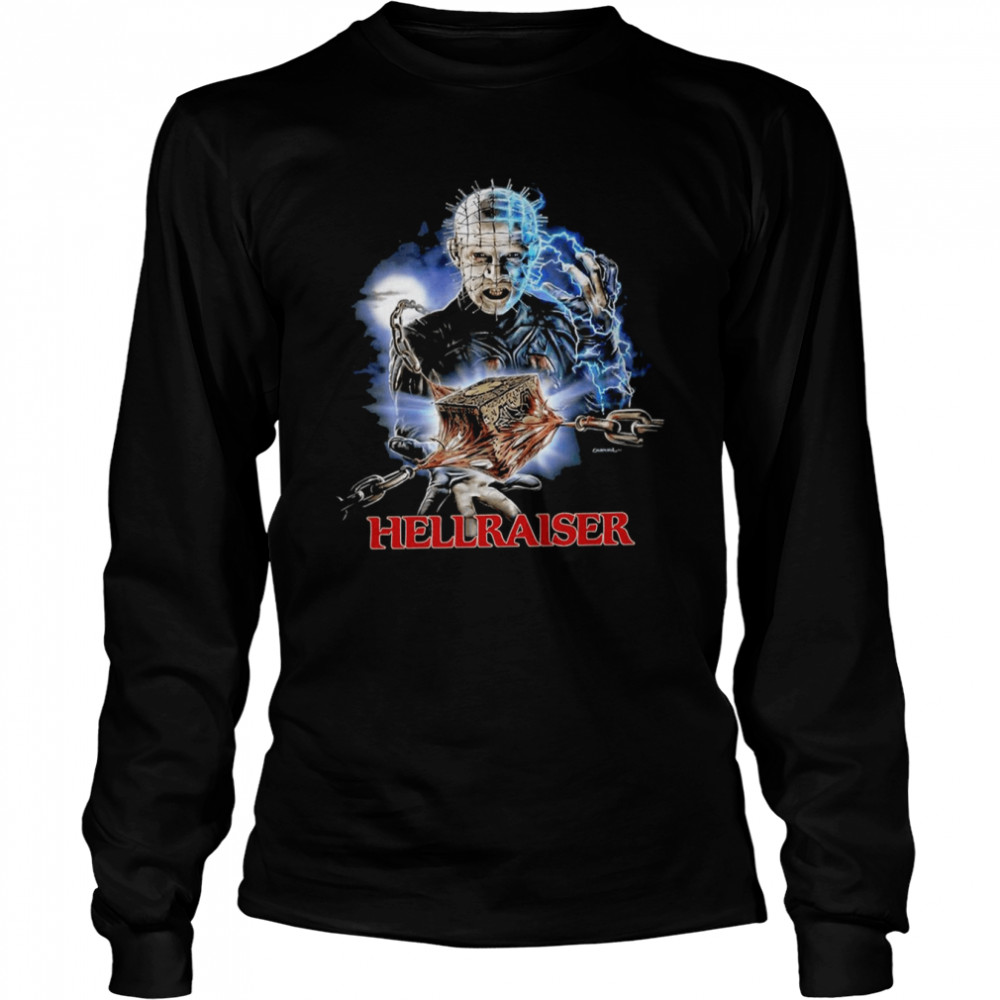 Hellraiser Pinhead Scary Design 1987 Halloween Monsters shirt Long Sleeved T-shirt