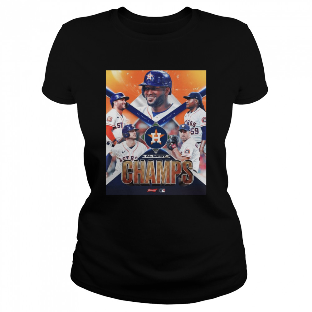 Houston Astros Team 2022 AL West Champs  Classic Women's T-shirt