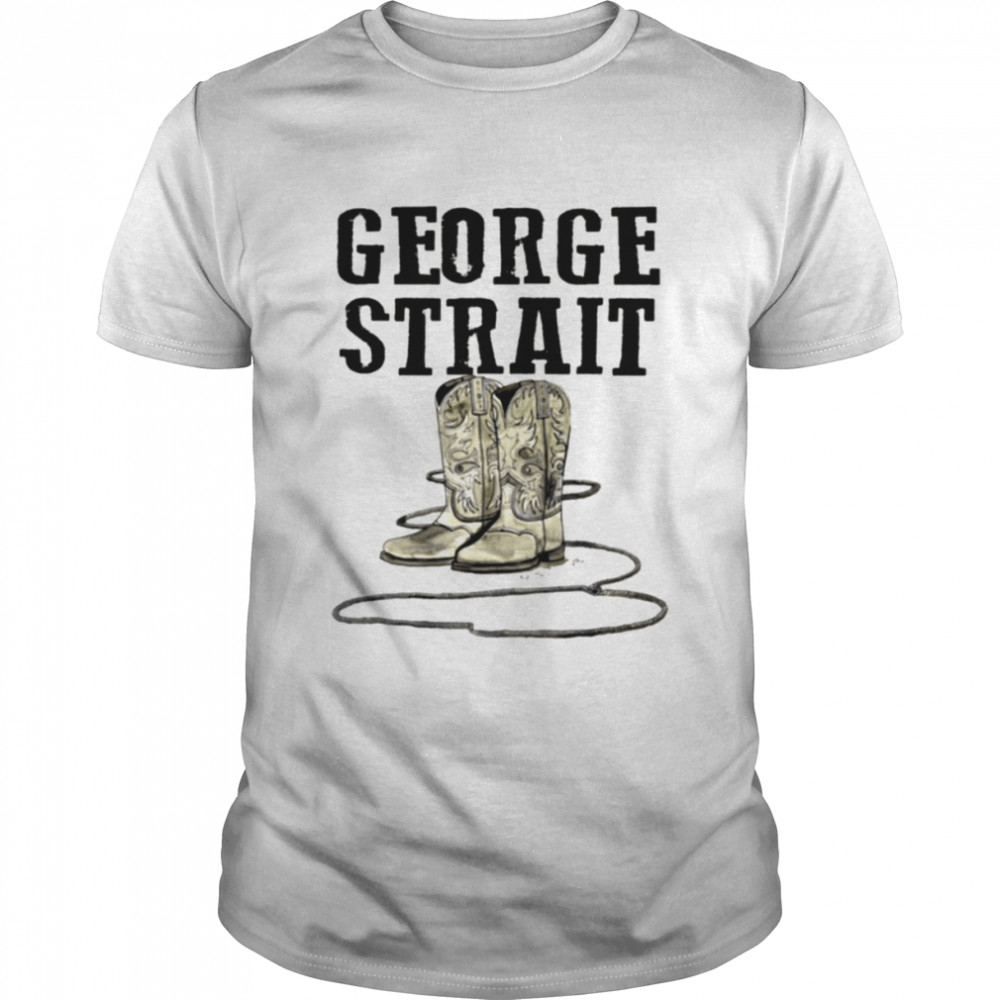 Iconic Cowboy Boots George Strait shirt
