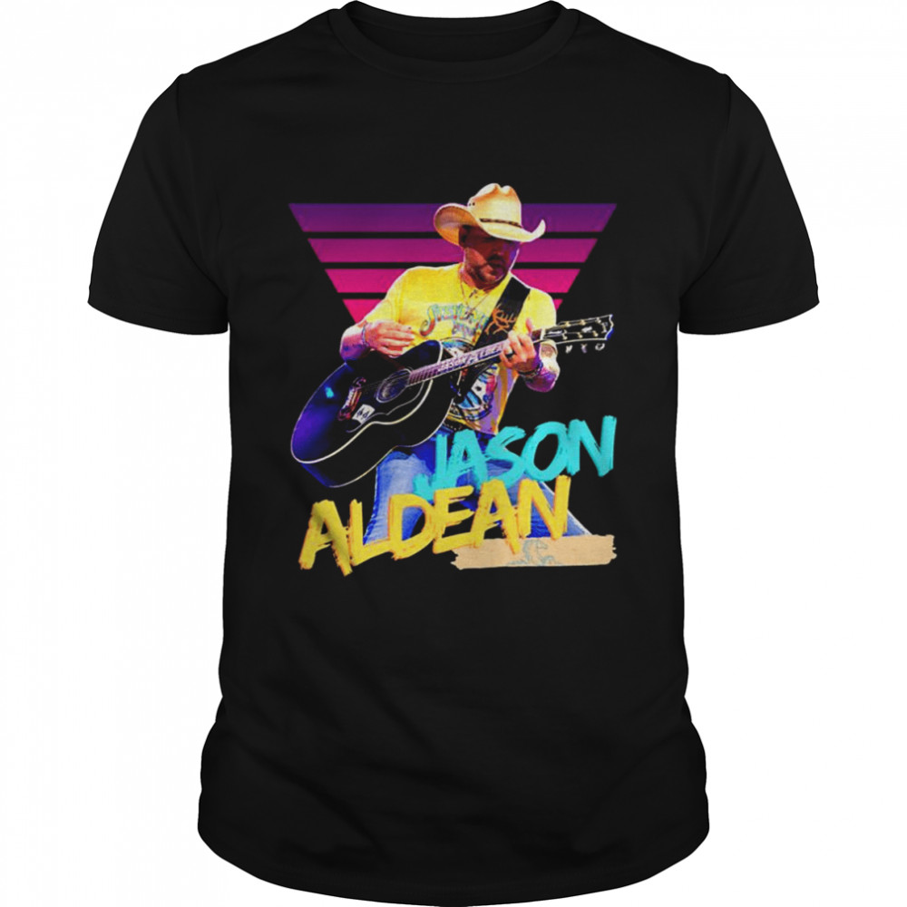 Iconic Portrait Art Jason Aldean shirt Classic Men's T-shirt