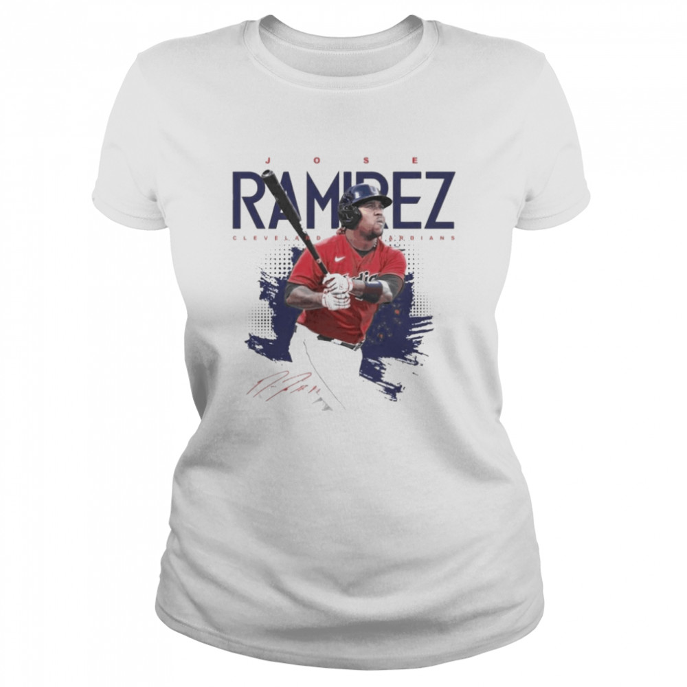 Jose Ramirez Cleveland Guardians signature shirt Classic Women's T-shirt