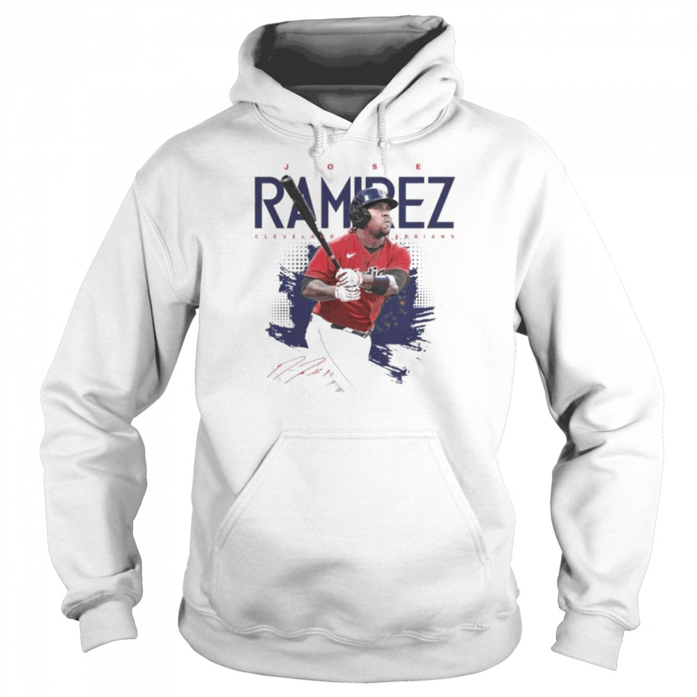 Jose Ramirez Cleveland Guardians signature shirt Unisex Hoodie