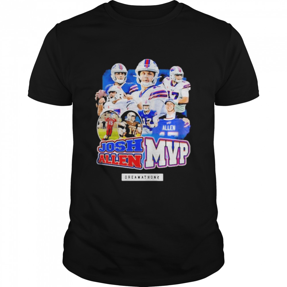 Josh Allen MVP 17 Buffalo Bill Dreamathon shirt Classic Men's T-shirt