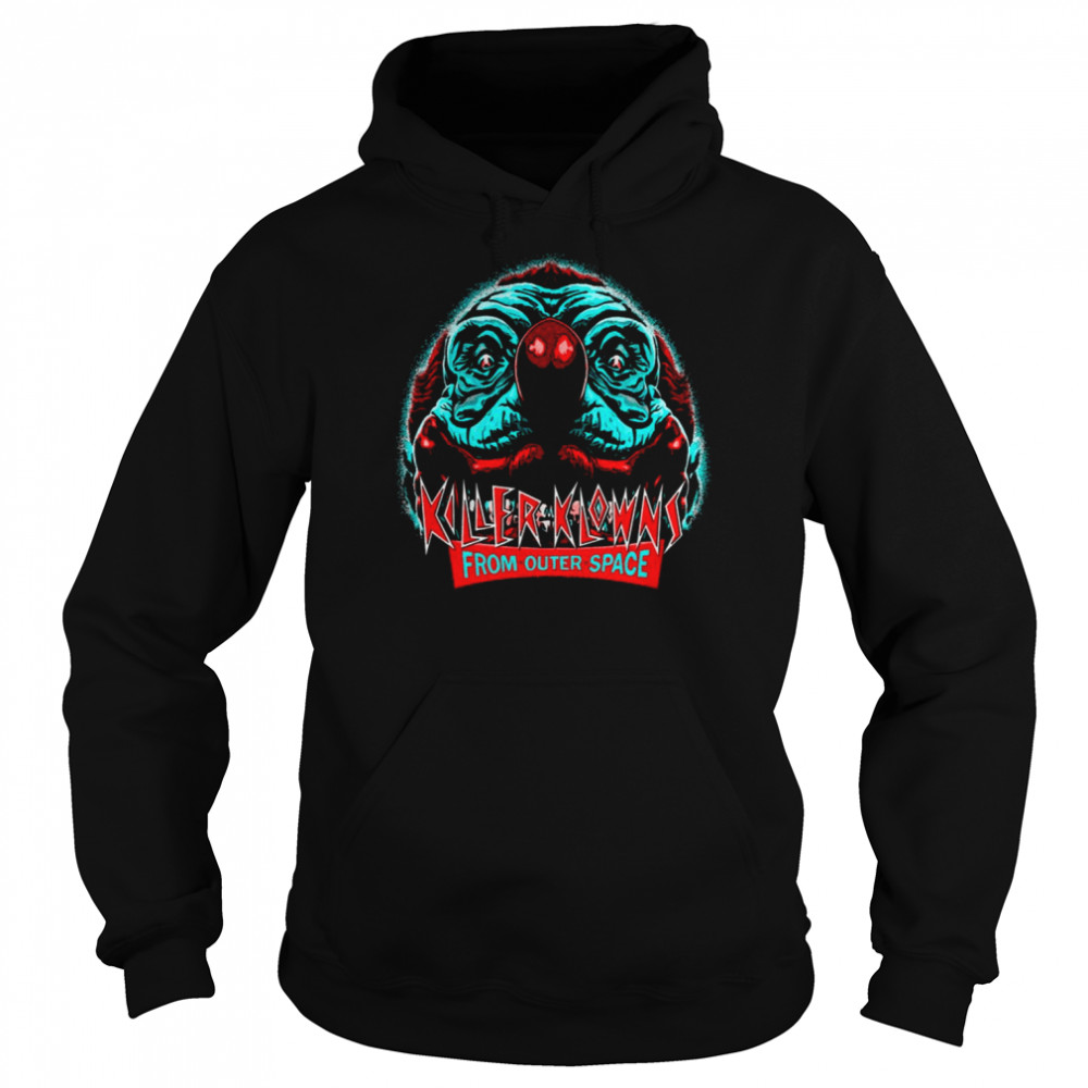 Killer Klowns Halloween Monsters Iconic Art Outer Space shirt Unisex Hoodie