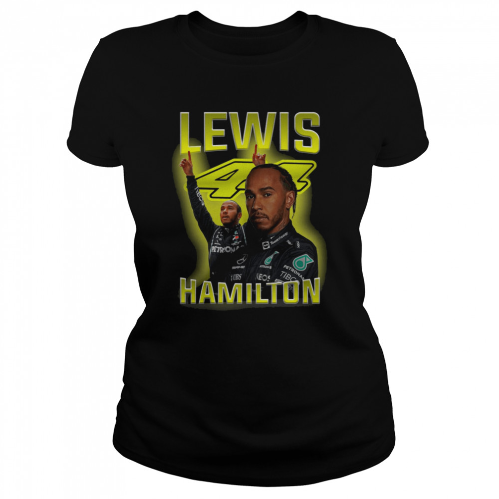 Lewis Hamilton 44 Formula 1 Bootleg 90s shirt Classic Women's T-shirt