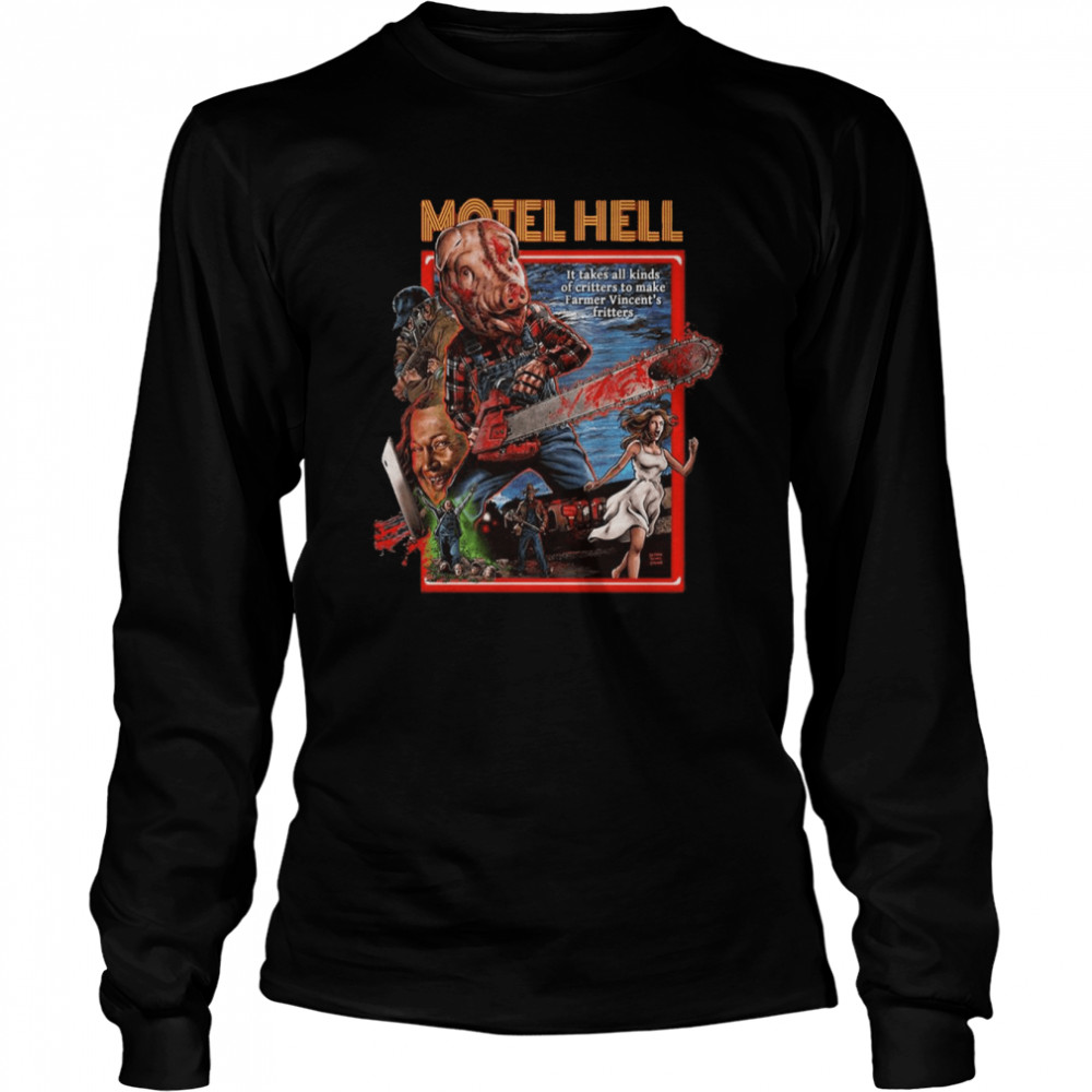Motel Hello Special Ed Cover Art Halloween Monsters shirt Long Sleeved T-shirt