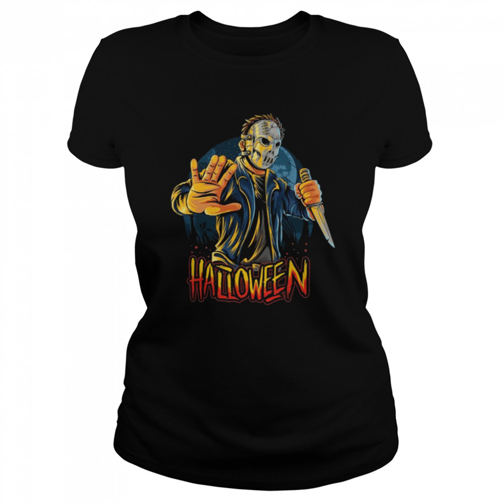 Premium Halloween Monsters Jason Voorhees shirt Classic Women's T-shirt