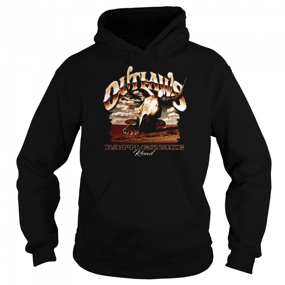 Rattlesnake Outlaws Country Song shirt Unisex Hoodie