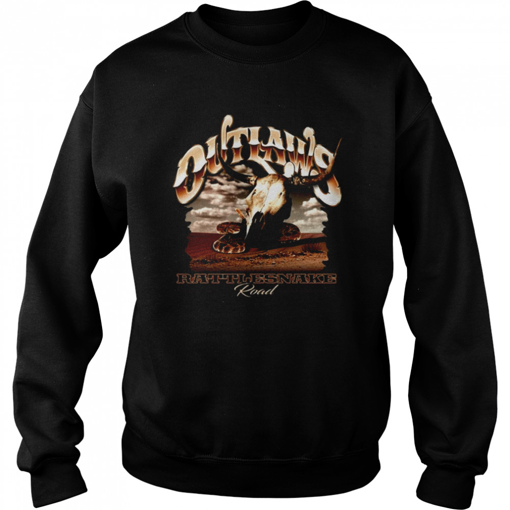 Rattlesnake Outlaws Country Song shirt Unisex Sweatshirt