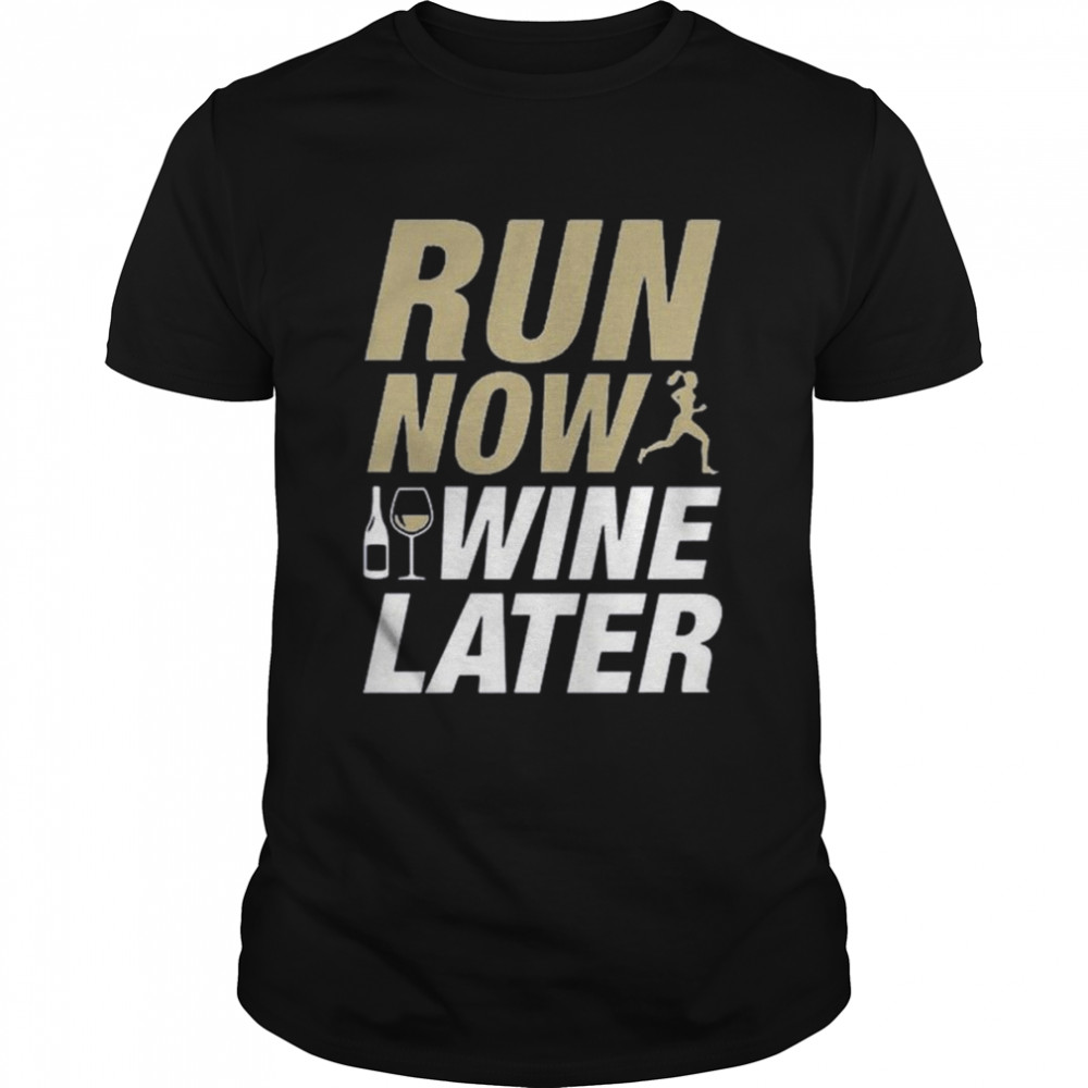 Run now wine later 2022 shirt Classic Men's T-shirt