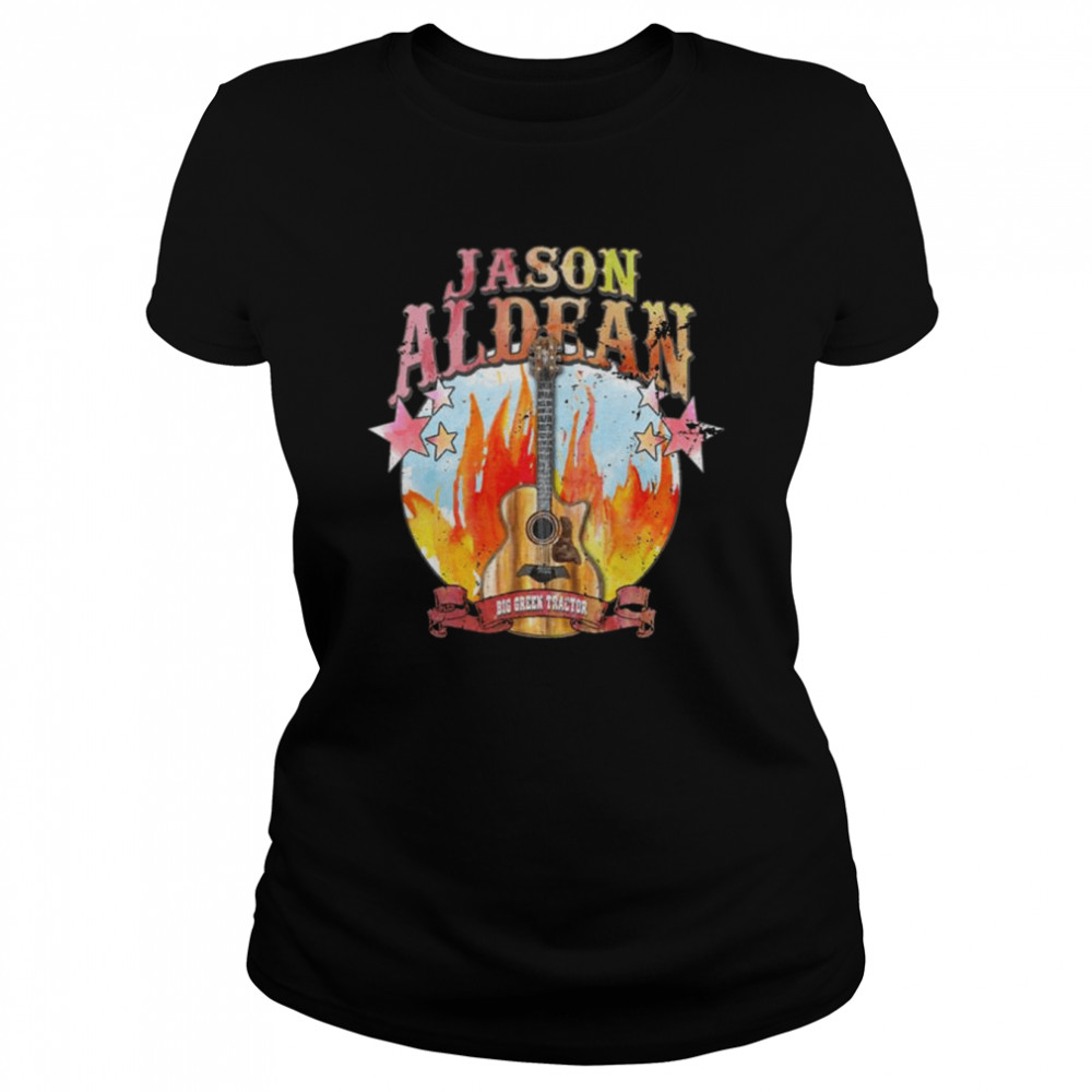 Singer Big Green Tractor Jason Aldean shirt Classic Women's T-shirt