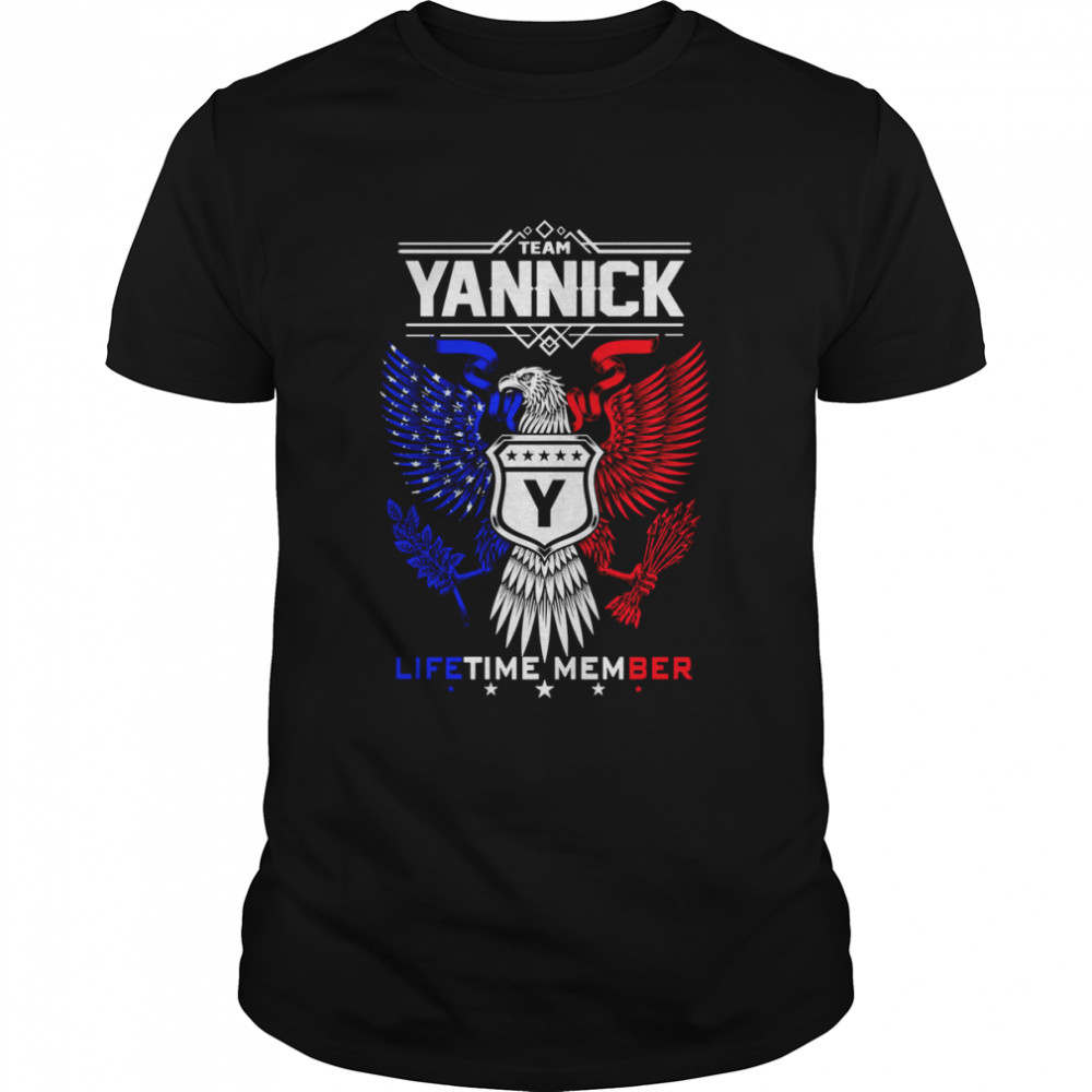 Team Yannick Eagle Lifetime Member shirt