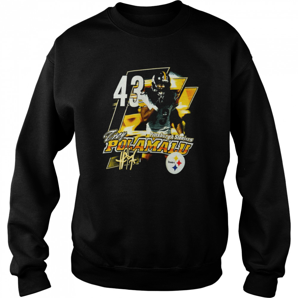 Vintage Nfl Troy Polamalu Steelers shirt Unisex Sweatshirt