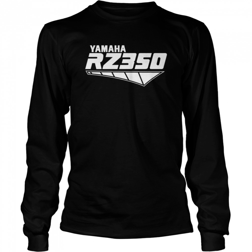 Yamaha RZ350 RZ 350 Old School Retro Two Stroke Cafe Logo Decal shirt Long Sleeved T-shirt