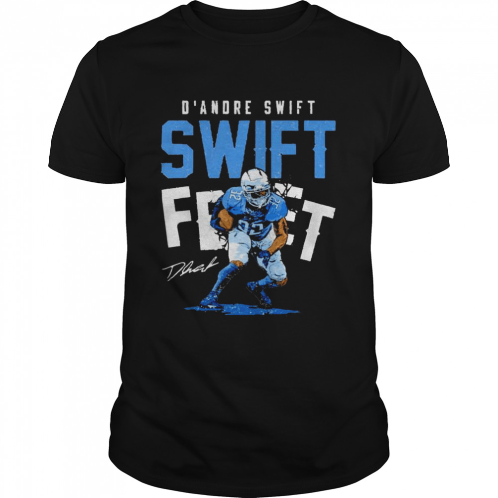 D’andre Swift Detroit Lions Swift Feet signature shirt Classic Men's T-shirt