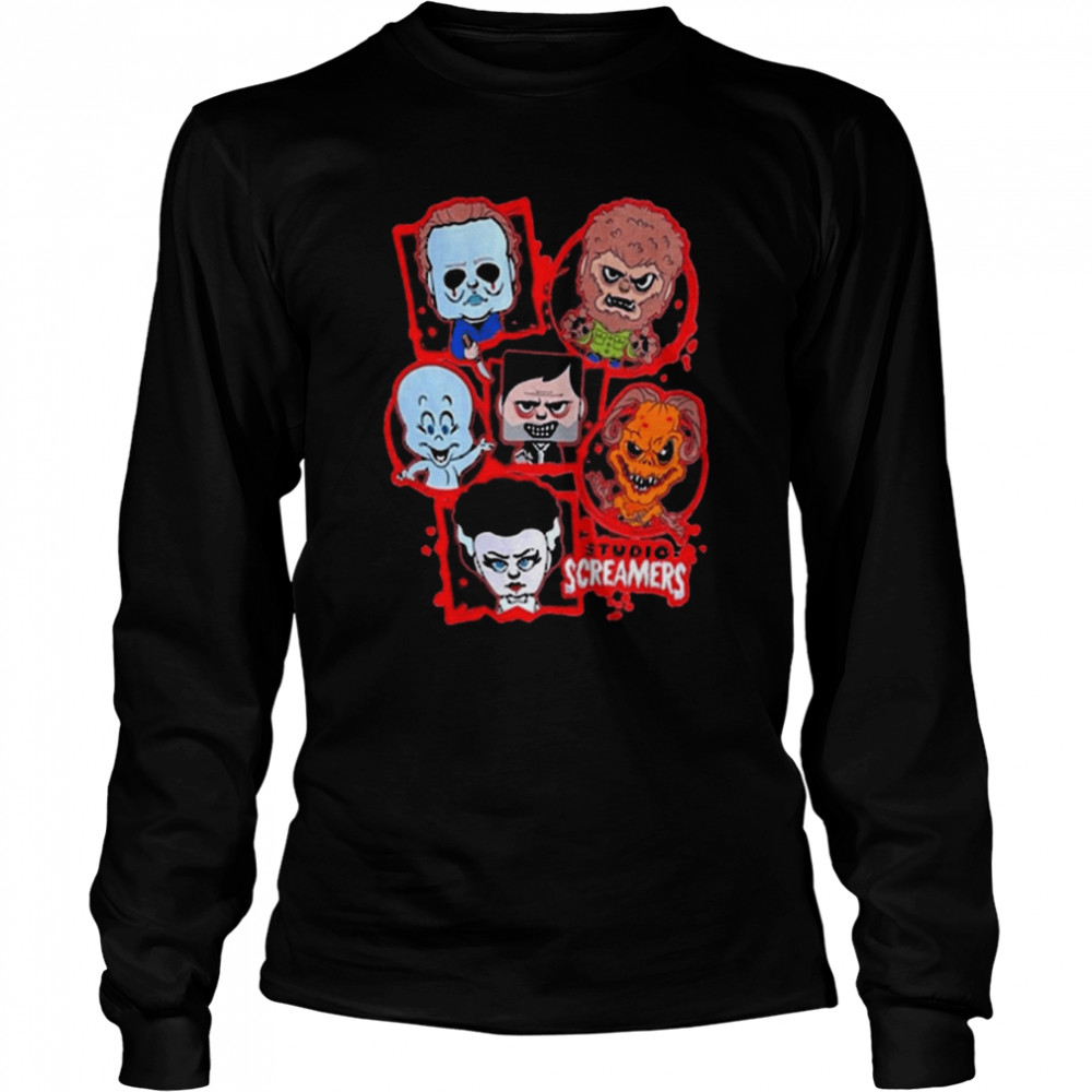Lil Boo Horror Nights 2022 Studio Screamers Retro Horror Nights shirt Long Sleeved T-shirt