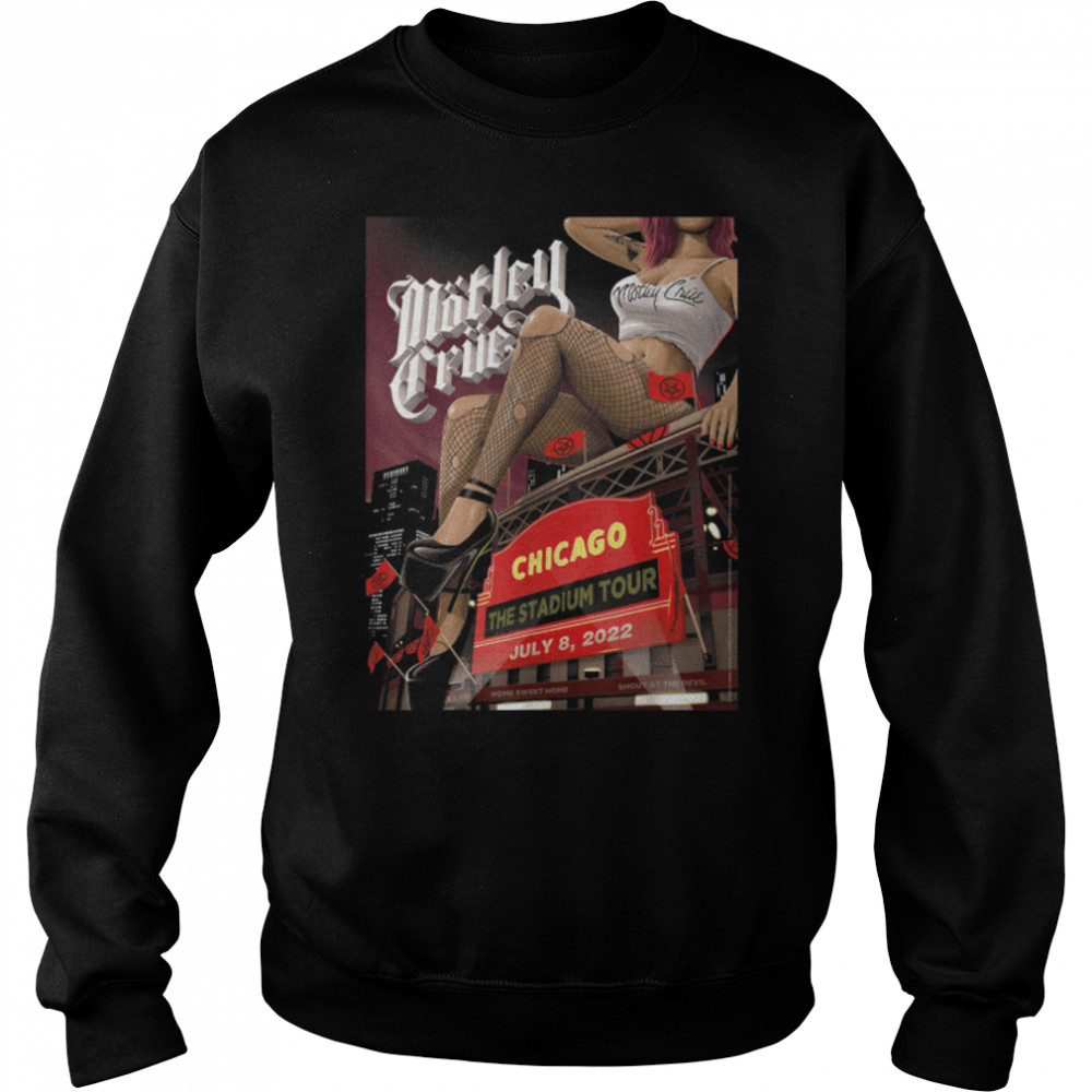 Mötley Crüe - The Stadium Tour Chicago Event T- B0B69DHV2R Unisex Sweatshirt